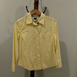 Yellow button up
